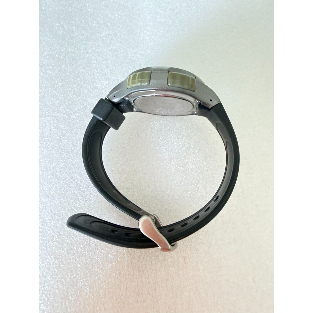Vintage 90s Y2K Fossil Blue Digital Sports Watch DQ-1051 Timer 100M Pre-owned - Picture 3 of 9